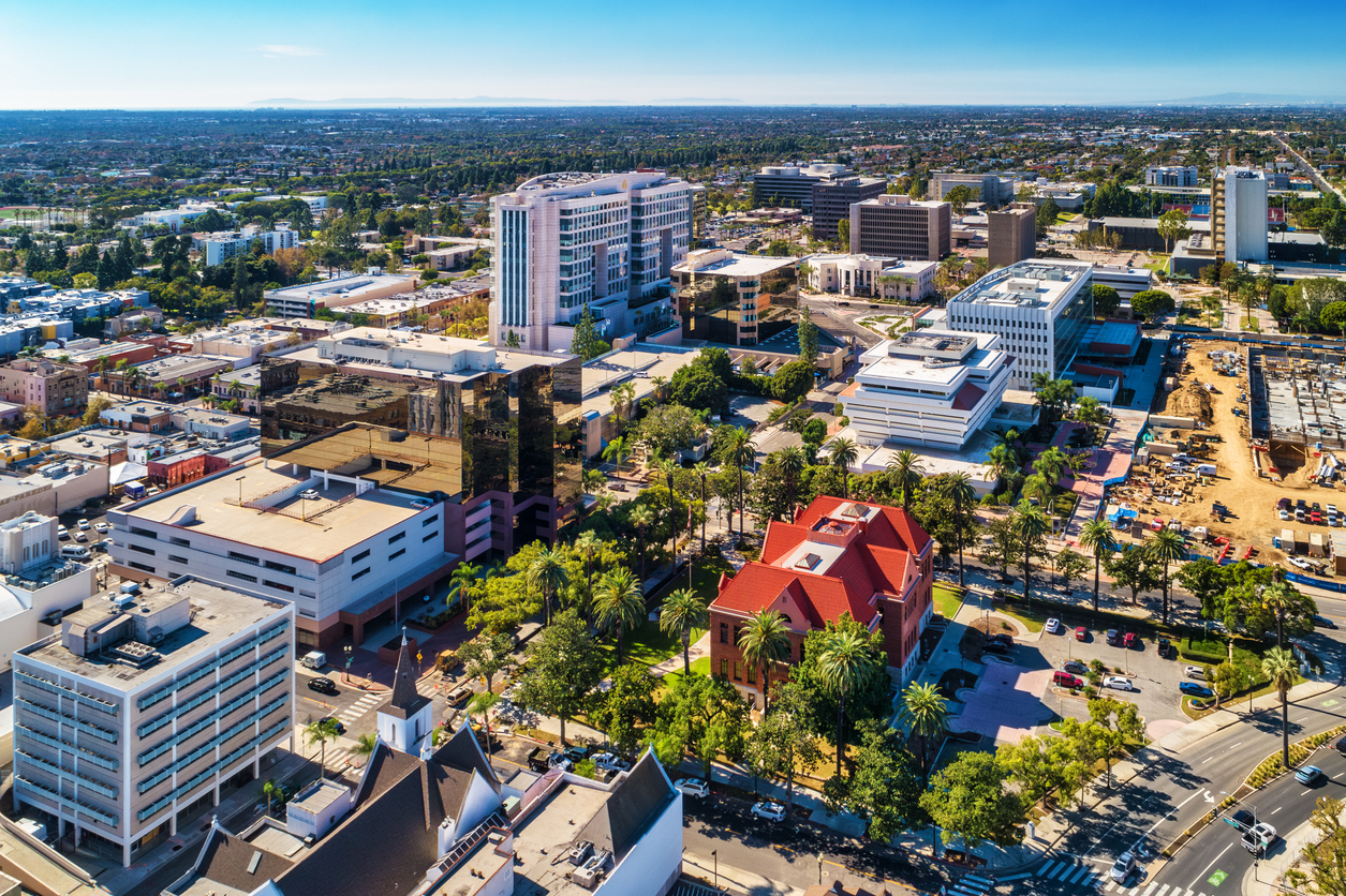 Panoramic Image of Santa Ana, California